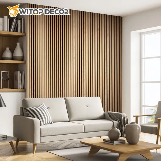 Best Quality Interior Wall Paneling Slat Wooden Acoustic Panel 
