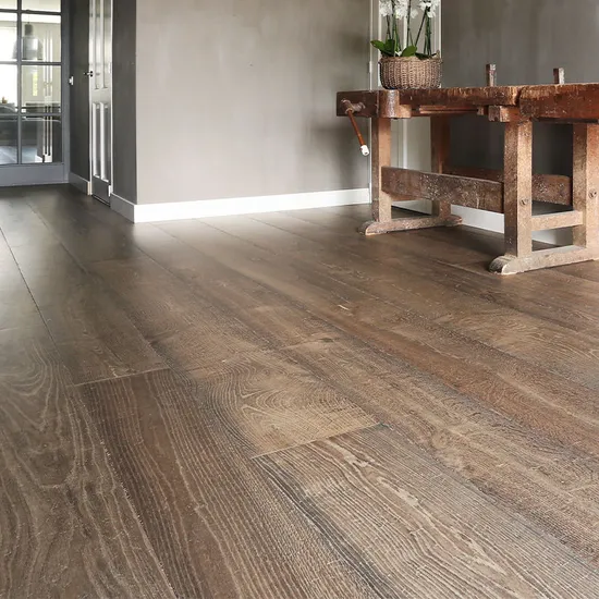 Waterproof Rigid PVC Spc Flooring Lvt Vinyl Plank Manufacturer Click Locking System Building Material PVC Flooring PVC Tile Flooring Covering 