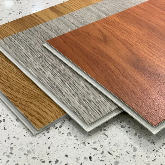 Chinese Suppliers Lvt Plank Stone Plastic Composite Vinyl Tile Spc Flooring Click Lock Rigid Core Vinyl Plank Flooring Spc 