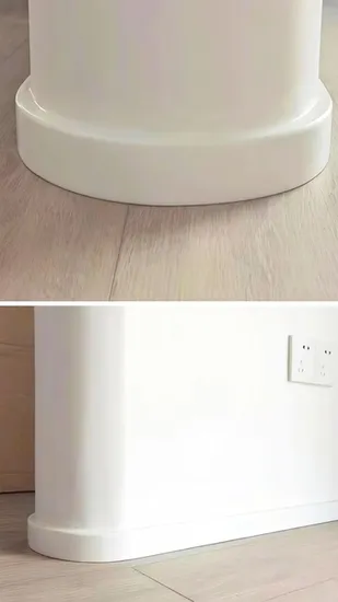 Customize I Rregular Wall Corners Molding Curved Profile with Skirting ...
