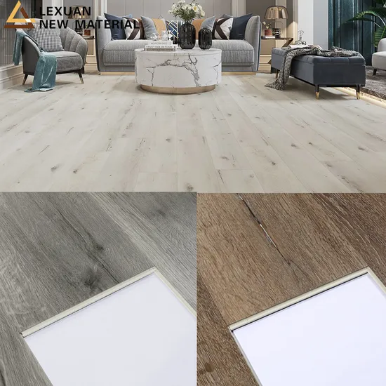 Water Proof Spc Vinyl Locking Unilin Click Rigid Stone Lvp Vinyl Plank IXPE PVC Locking Tile 