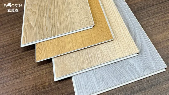 Stone Plastic Composite Vinyl Tile Spc Flooring Piso Vinilico Spc Click 